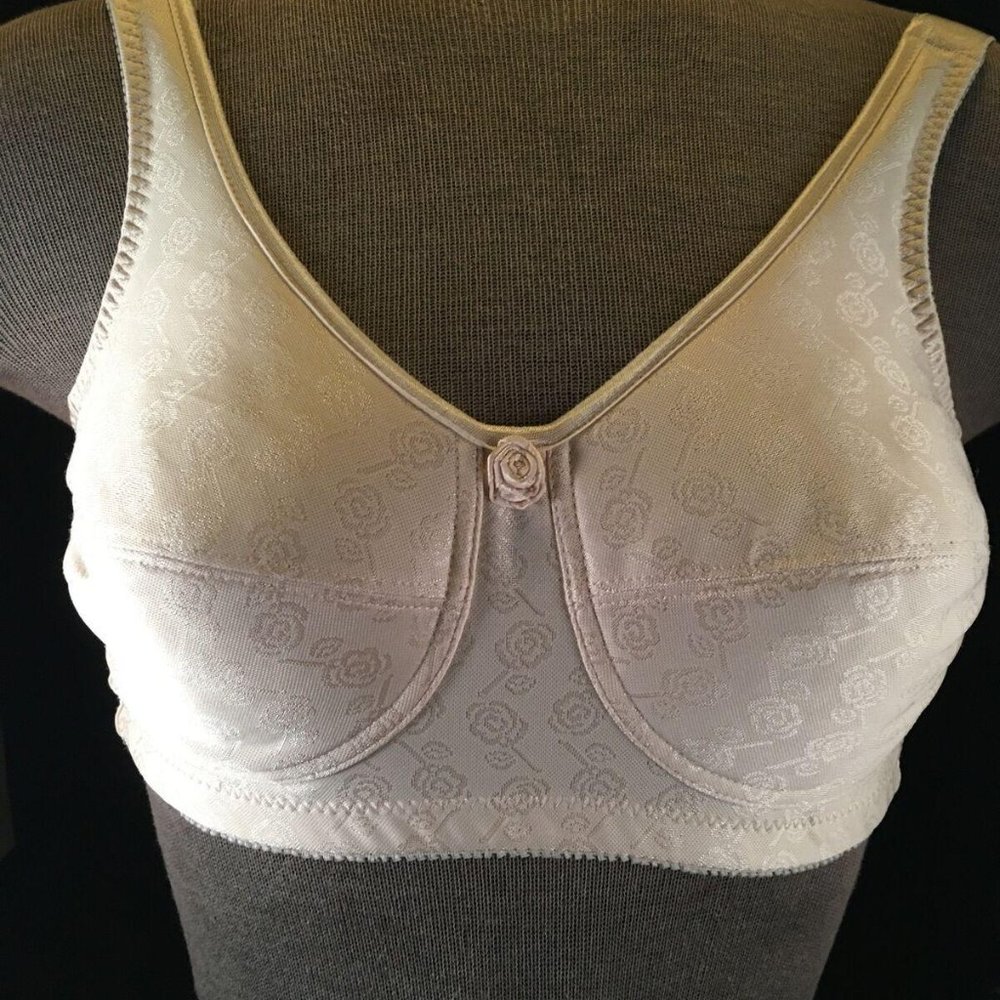 Abc Mastectomy Bra Style 103 Beige 36D Natural NWO